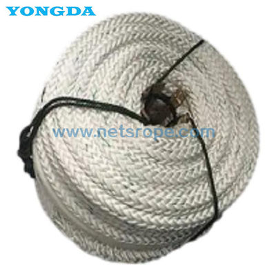 28mm UV প্রতিরোধের PET ফাইবার দড়ি উচ্চ শক্তি পরিধান প্রতিরোধের 12 স্ট্র্যান্ড